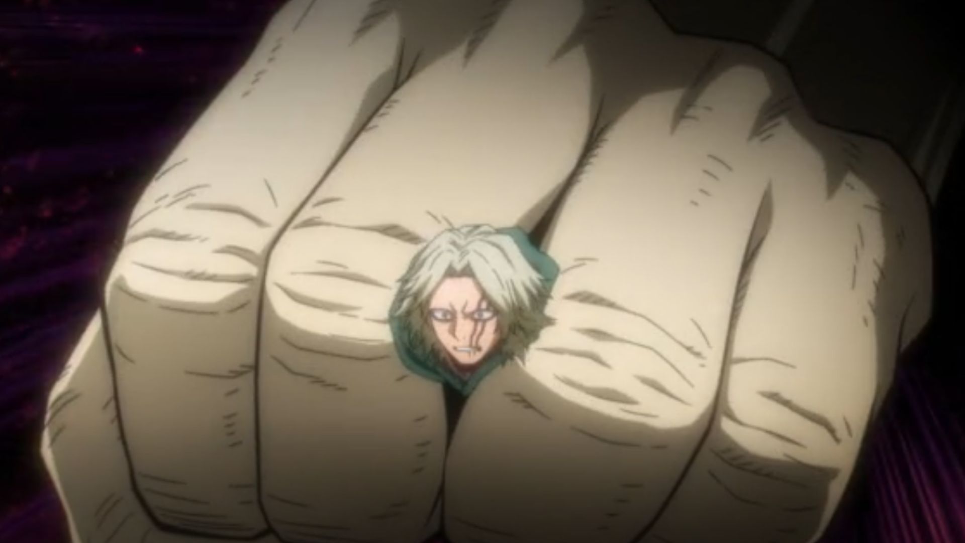 Shigaraki steals Danger Sense (Image credit: Studio Bones)