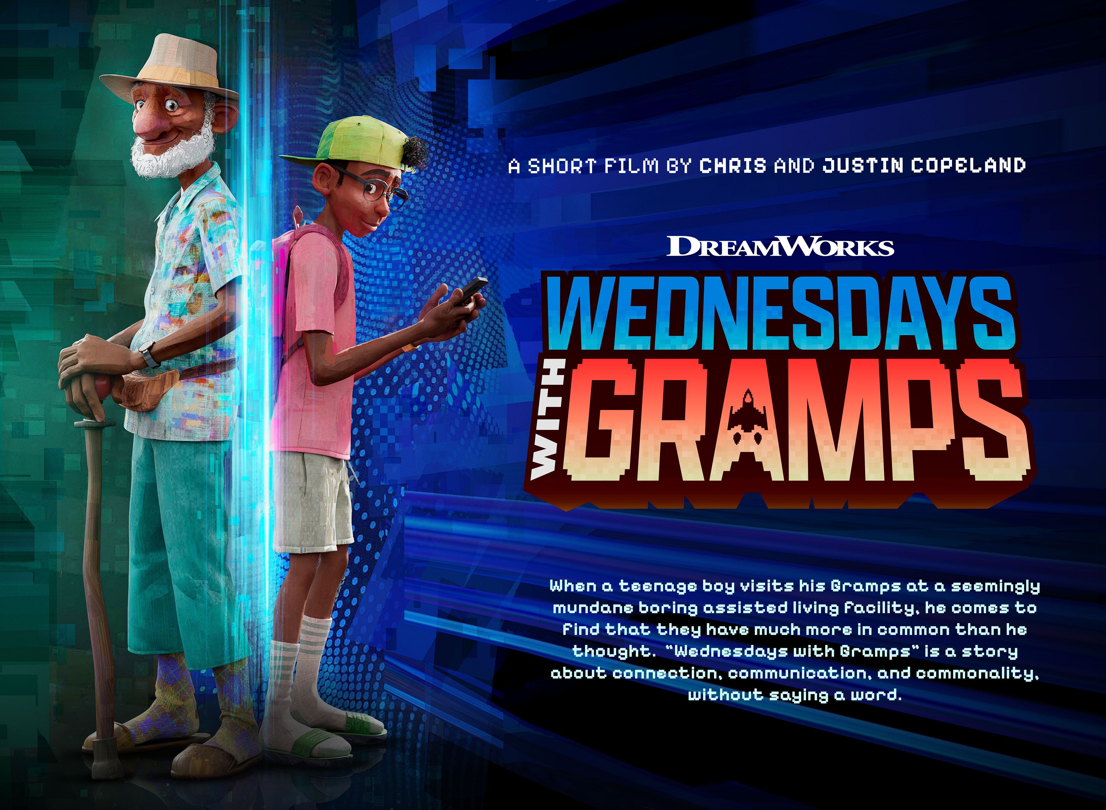 Poster for Wednesdays with Gramps (Image via DreamWorks)