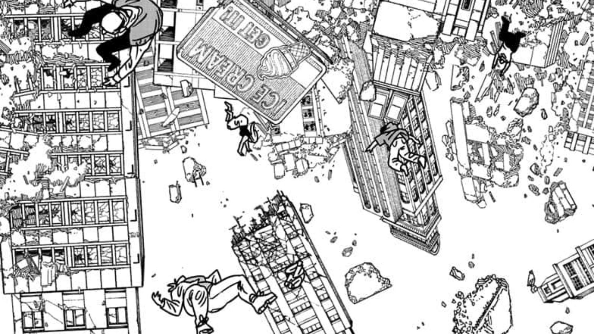 Destruction of Michigan (Image Credits: Shueisha)