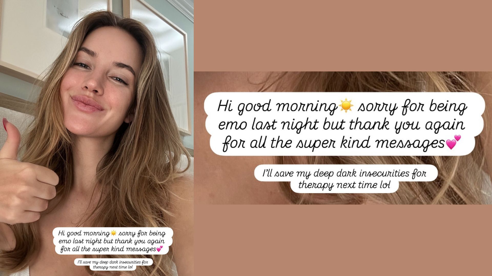 Paige Spiranac&#039;s Instagram story (Image via Instagram/@_paige.renee)