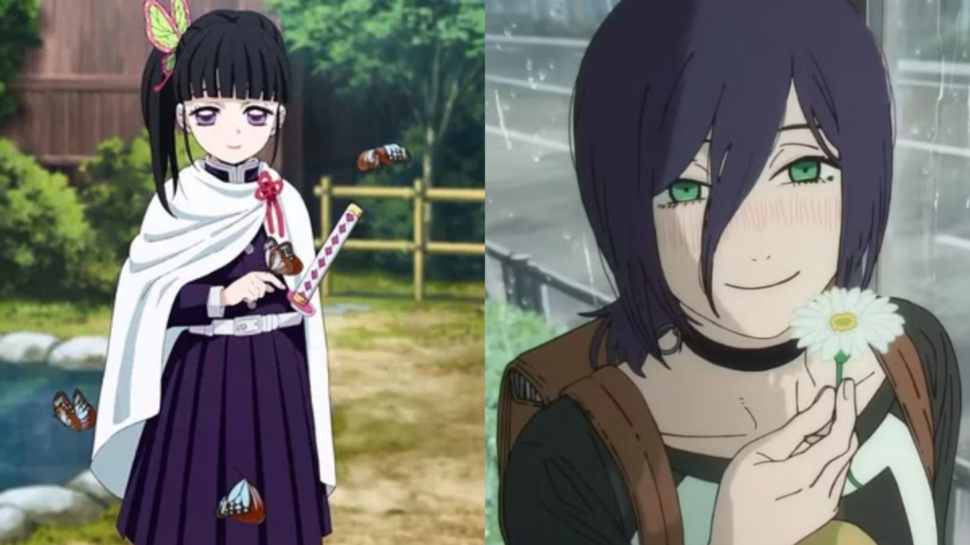 Kanao Tsuyuri, Reze (Image Credits: Ufotable, MAPPA)