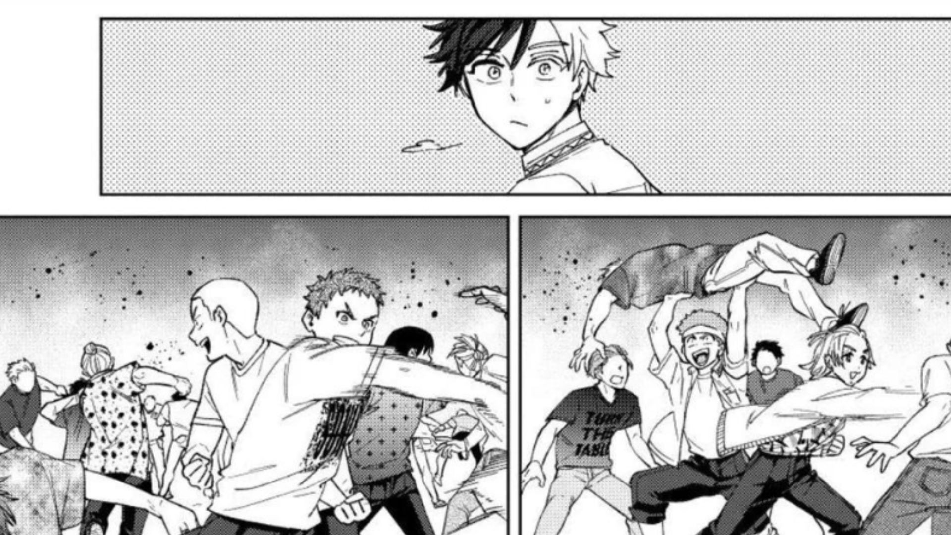 Sakura watches the first-year Grade Captains overpowering the opponents (Image Source: K Manga)