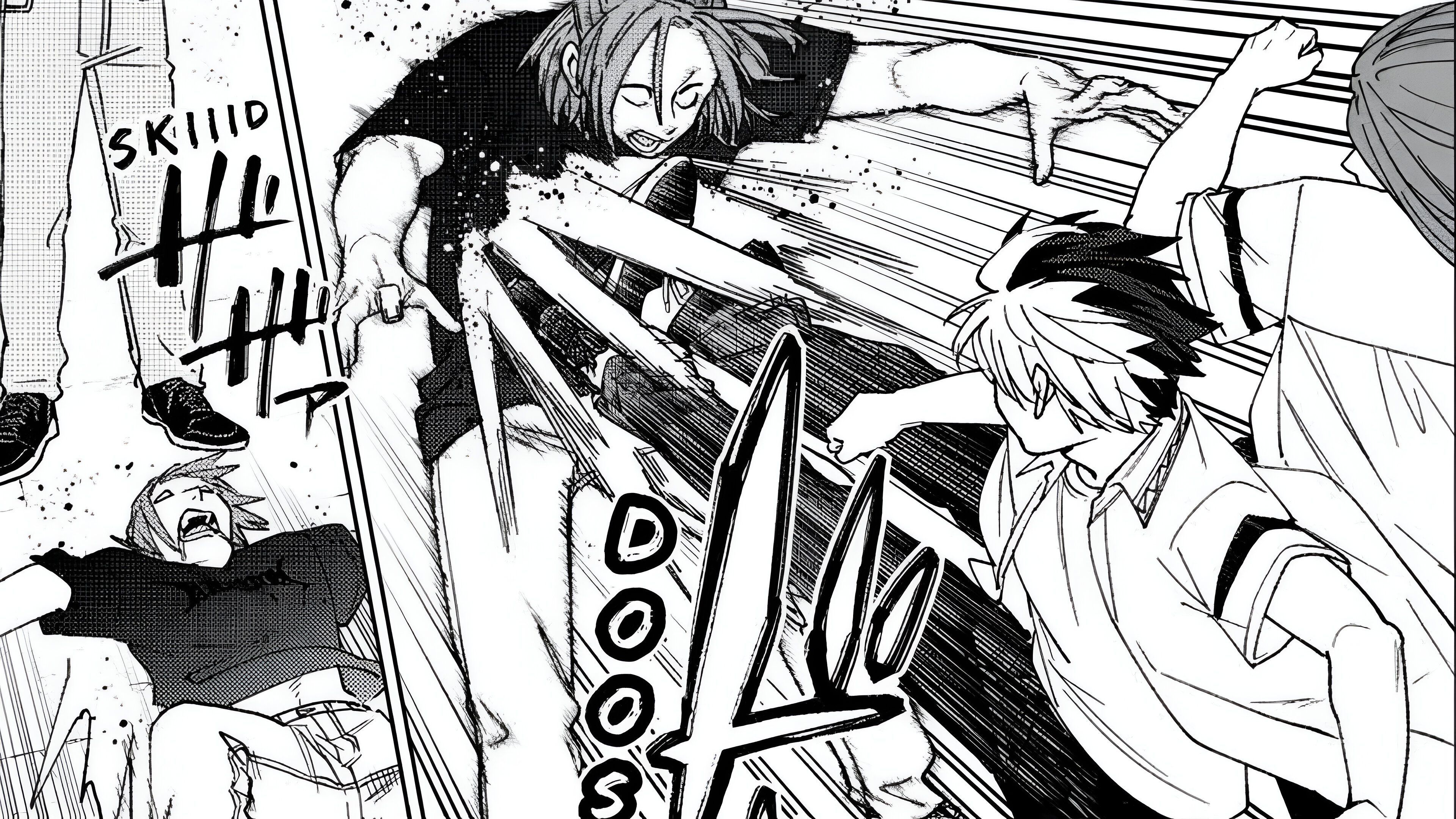 Synchronize kick of Sakura and Shugishita