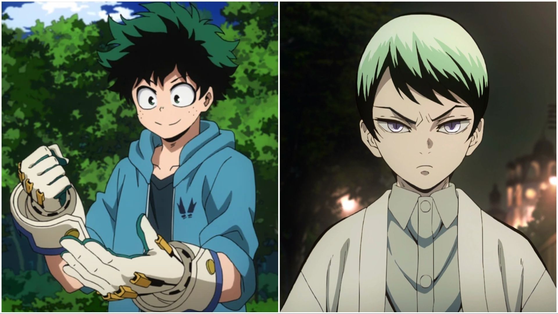 Midoriya and Yushiro (Image Credit: Studio Bones and Ufotable)