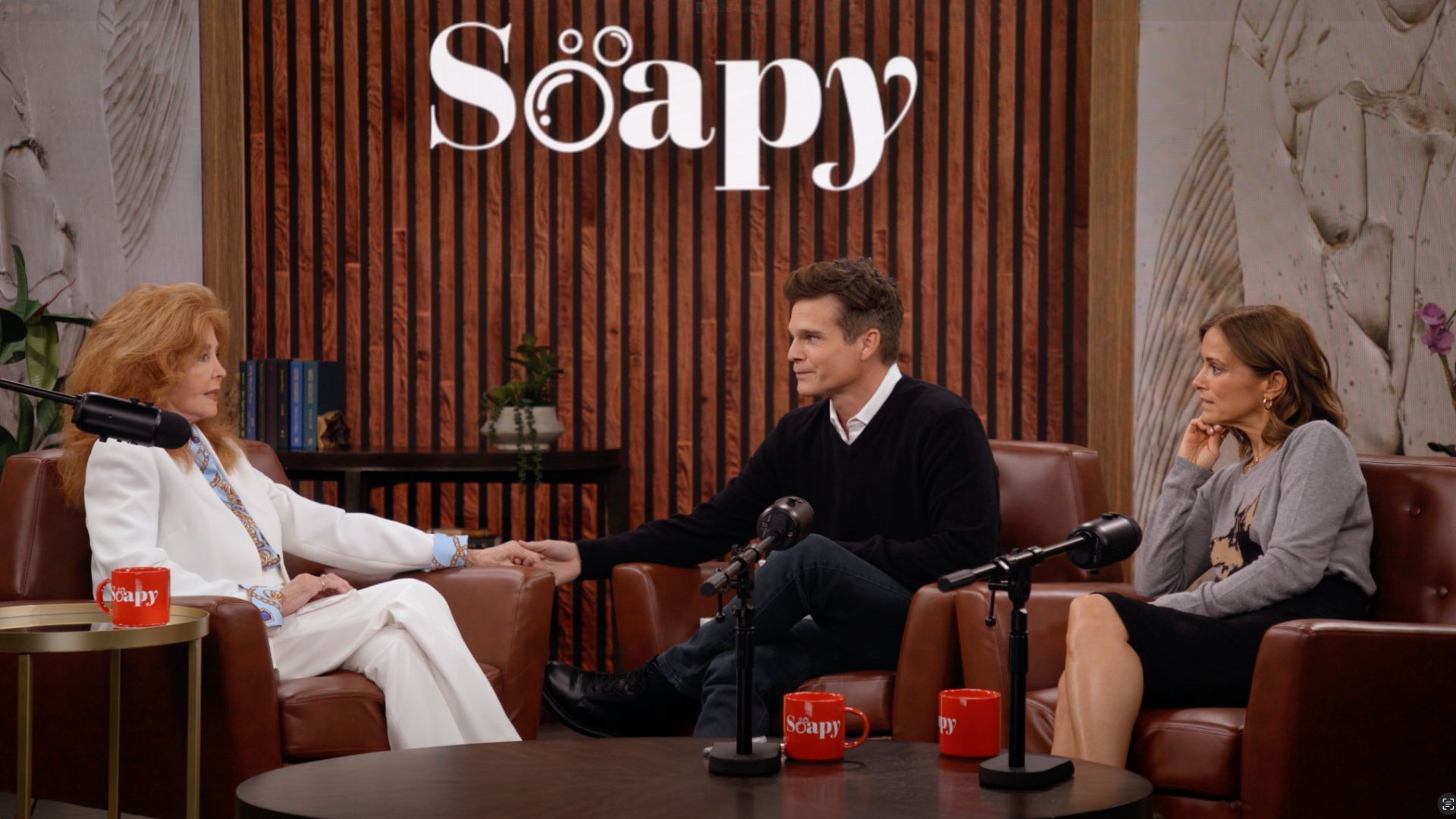 Days of our Lives star Suzanne Rogers (Maggie) sat down with SOAPY hosts Greg Rikaart (Leo, DAYS) and Rebecca Budig (Taylor, The Bold and the Beautiful) ti talk about her career and more | Image: CBS