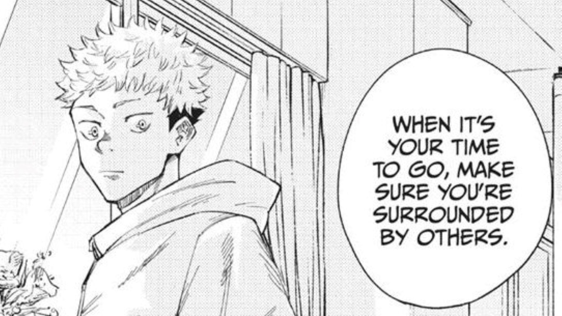 Yuji in Jujutsu Kaisen (Image Credit: Shueisha)