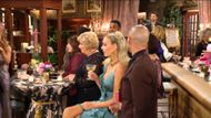 Phyllis toasted the bride and groom, but didn't drink to them on The Young and the Restless | Image: CBS