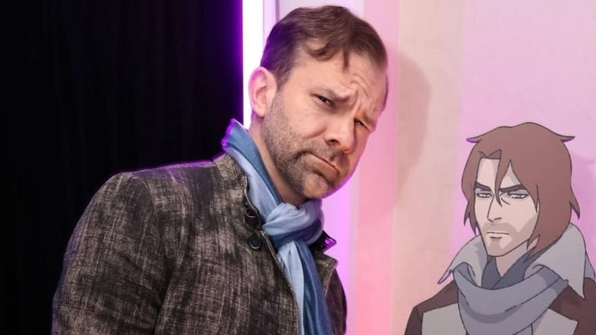 Liam O&#039;Brien voices Caleb in The Mighty Nein (Image Via Instagram/@amazonmgmstudios)