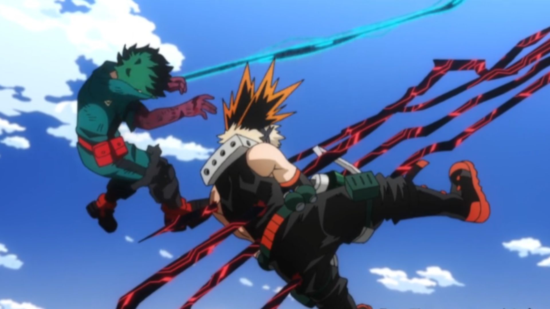 Bakugo saves Deku from Shigaraki (Image Source: Studio Bones)