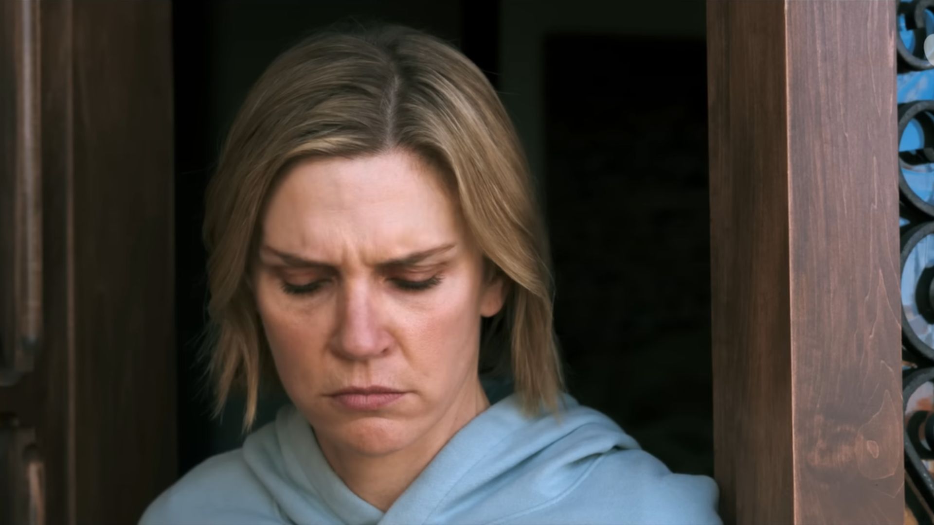 Rhea Seehorn in Pluribus | Image Via: Apple TV