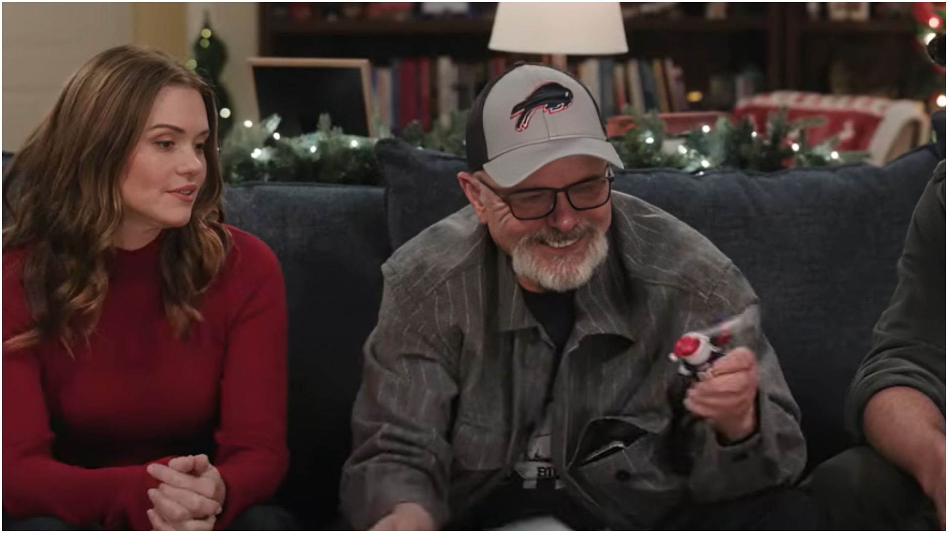 A still from Holiday Touchdown: A Bills Love Story | Image via Hallmark 