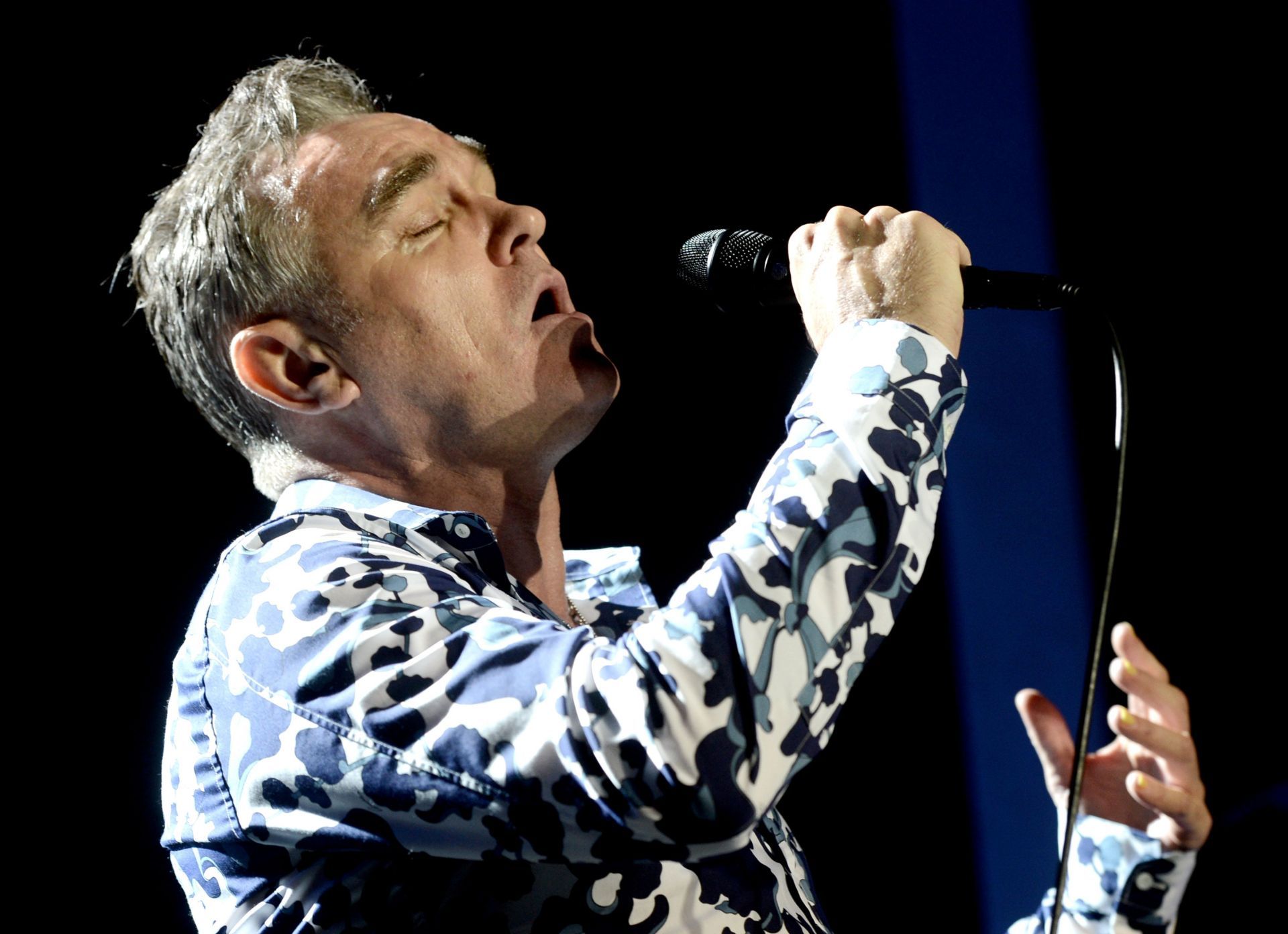 Morrissey Performs At Hollywood High School With Kristeen Young - Source: Getty