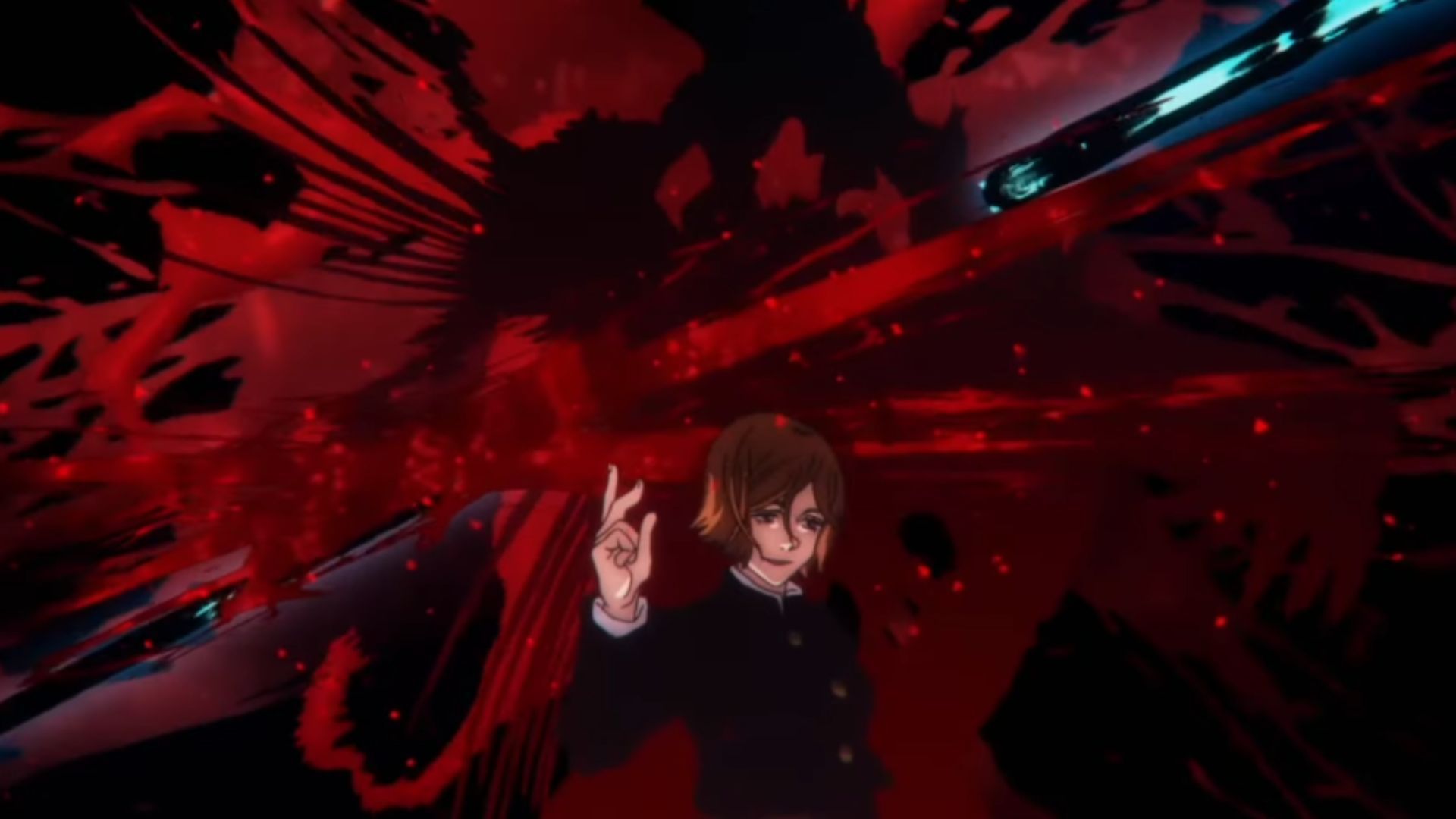 Nobara Kugisaki&#039;s cursed technique Resonance (Image Source: MAPPA Studio)