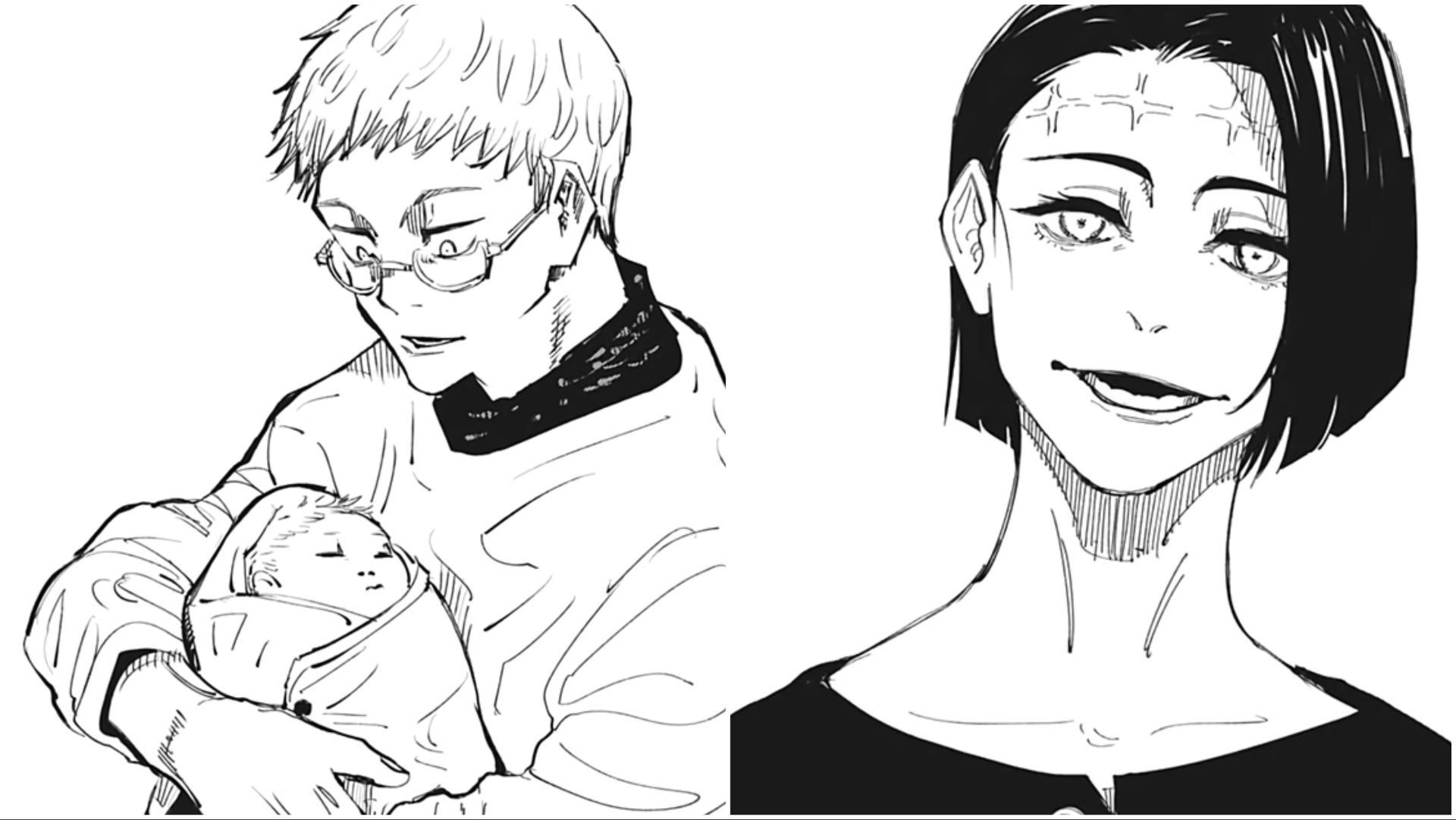 Jin and Kaori Itadori (Image Credit: Shueisha)