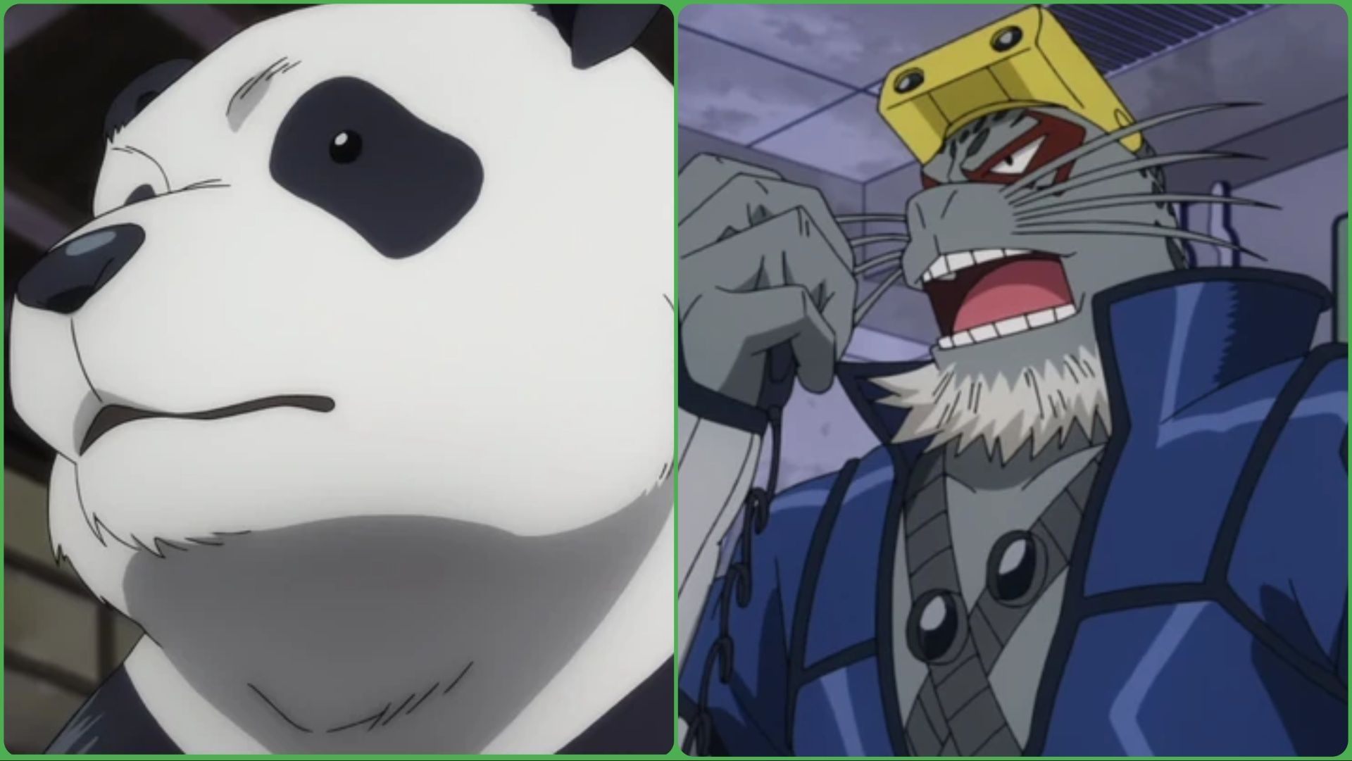 Panda and Selkie (Image Credit: MAPPA and Studio Bones)