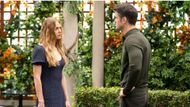 Kyle Abbott (Michael Mealor) confronts Claire (Hayley Erin), his ex, on The Young and the Restless | Image: JPI