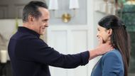 General Hospital's Sonny and Justine having a moment. | Image Source: ABC
