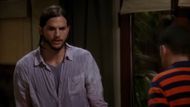 Ashton Kutcher as Walden Schmidt in Two and a Half Men (Image Via YouTube/@Comedy Central UK)