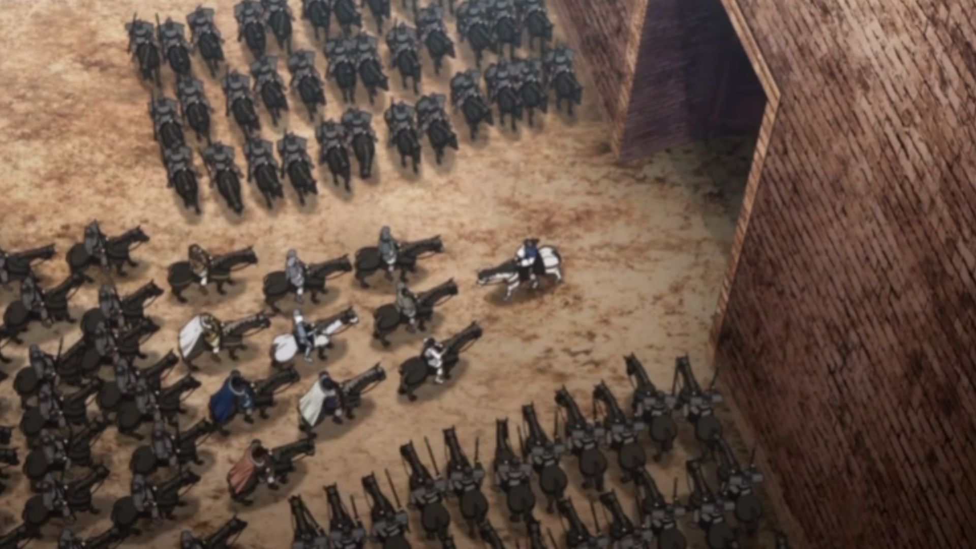 Li Mu&#039;s army is getting ready to leave Handan and meet head-on with Xin forces (Image Source: Studio Pierrot)