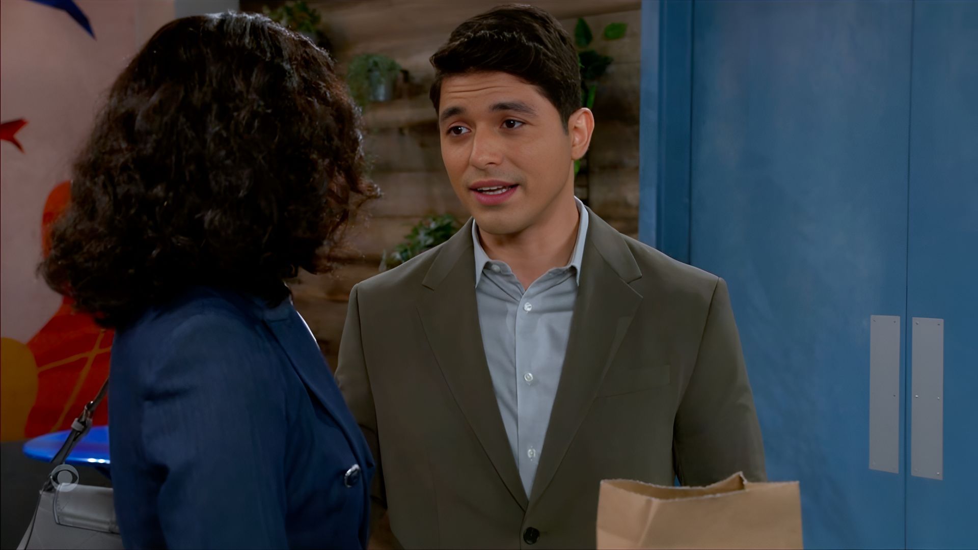 &ldquo;This is not the way I pictured you obsessing on my penis.&rdquo; Kat offered Tom&aacute;s a different kind of Vitamin D on Beyond the Gates | Image: CBS