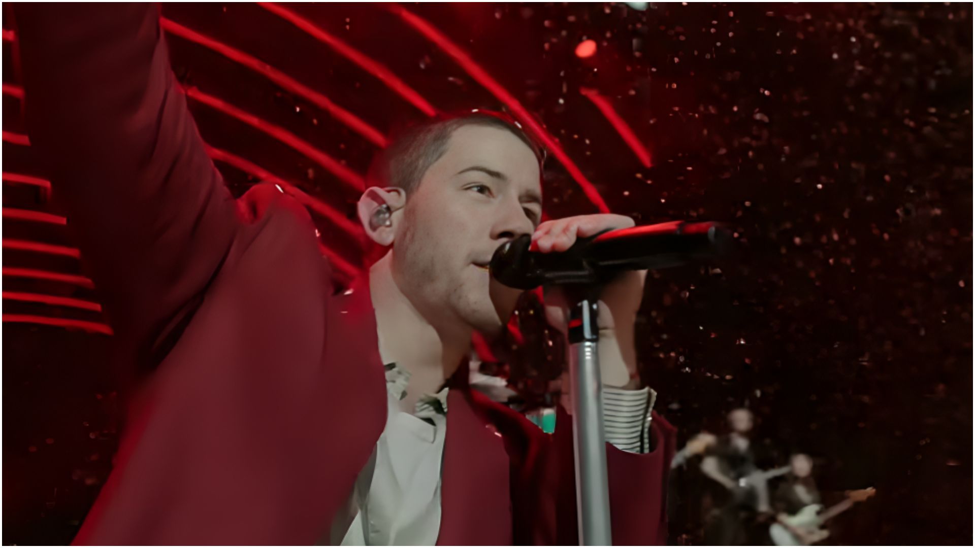 Nick Jonas in A Very Jonas Christmas Movie | Image via Disney+