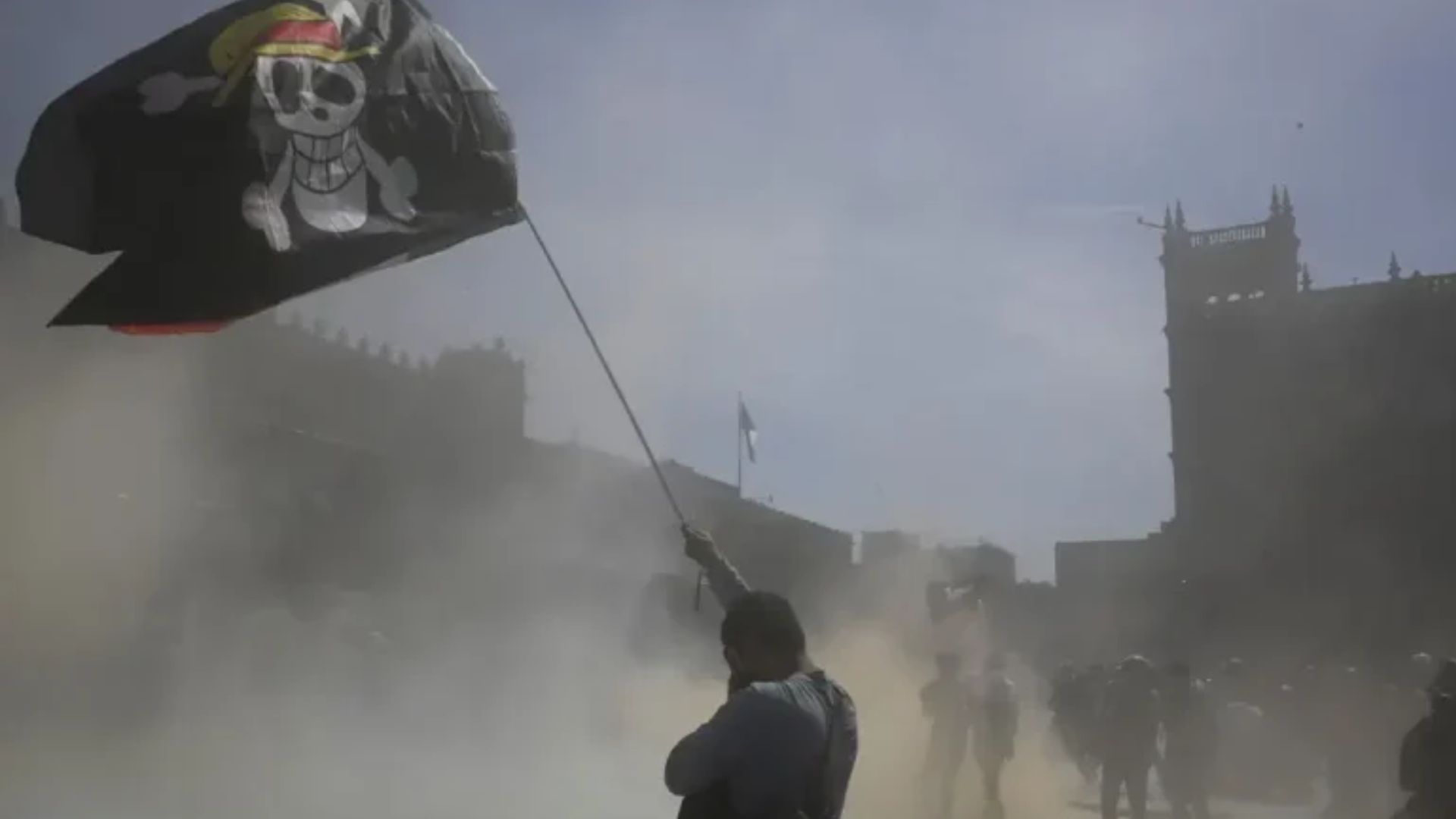 Visual from the protest (Image credit: X) 