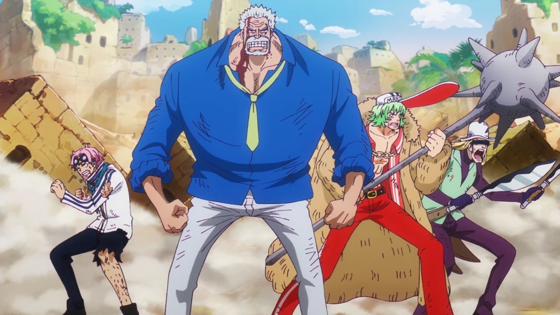 Garp as seen in anime (Image credit: Toei Animation)