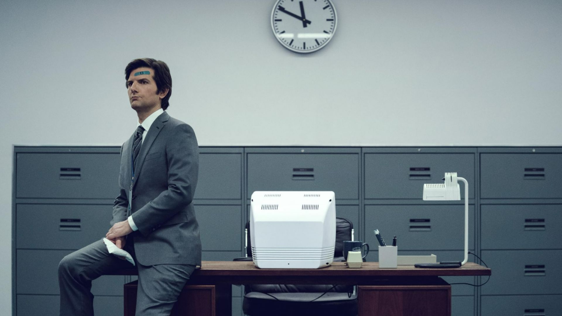 Adam Scott in Severance (Image via Apple TV)