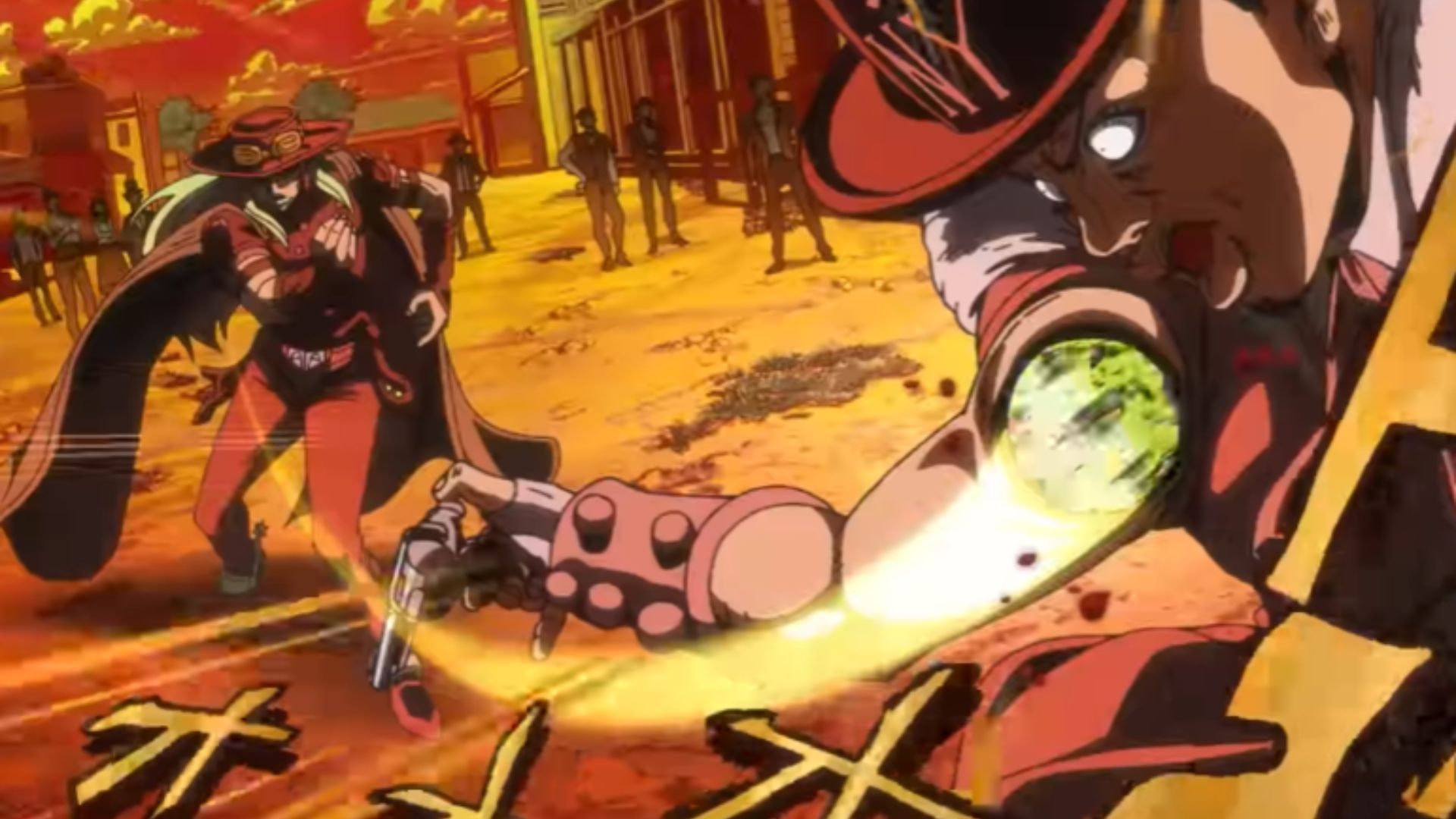 Stand user fight sequence (Image Source: David Production)