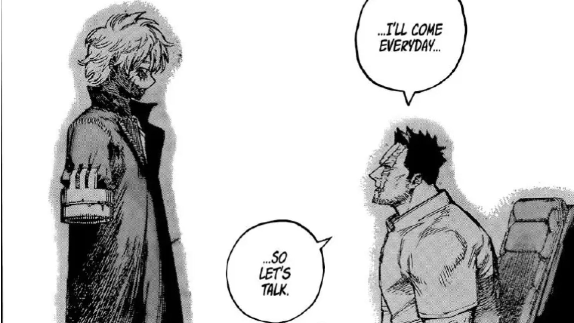Endeavor talks to Dabi (Image Source: VIZ)
