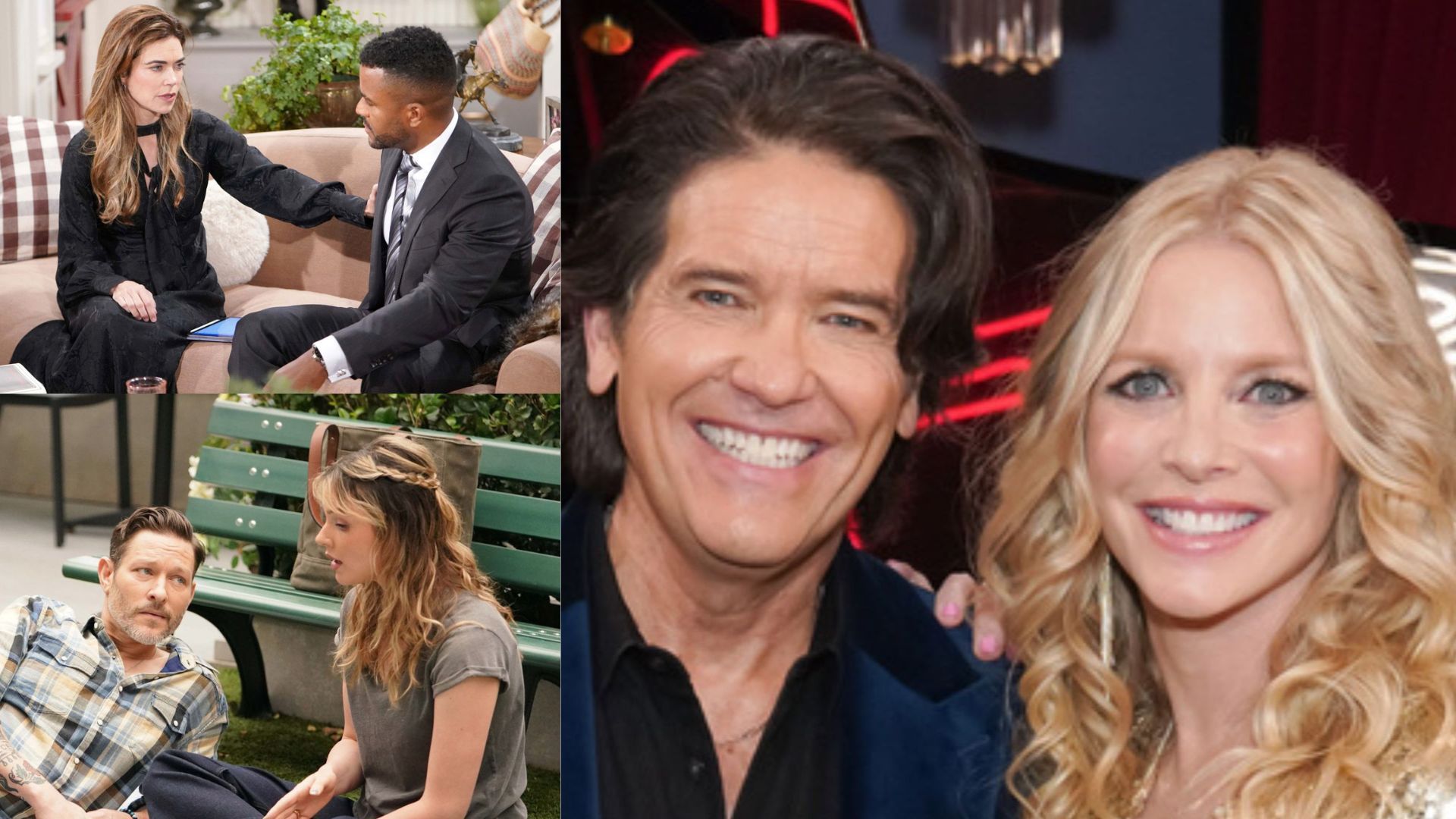 Vicki and Nate, Daniel and Tessa, and Cricket and Danny on The Young and the Restless | Image: JPI