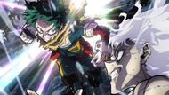 Deku and Shigaraki as seen in anime (Image credit: Studio Bones)