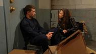 Noah and Sienna were trapped in a storage room on The Young and the Restless | Image: CBS