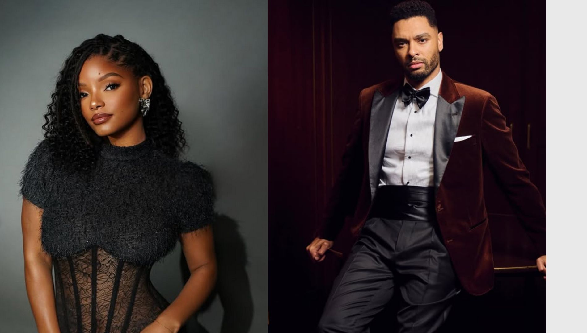 First look of You, Me &amp; Tuscany (Image via Instagram/@hallebailey and @regejean)