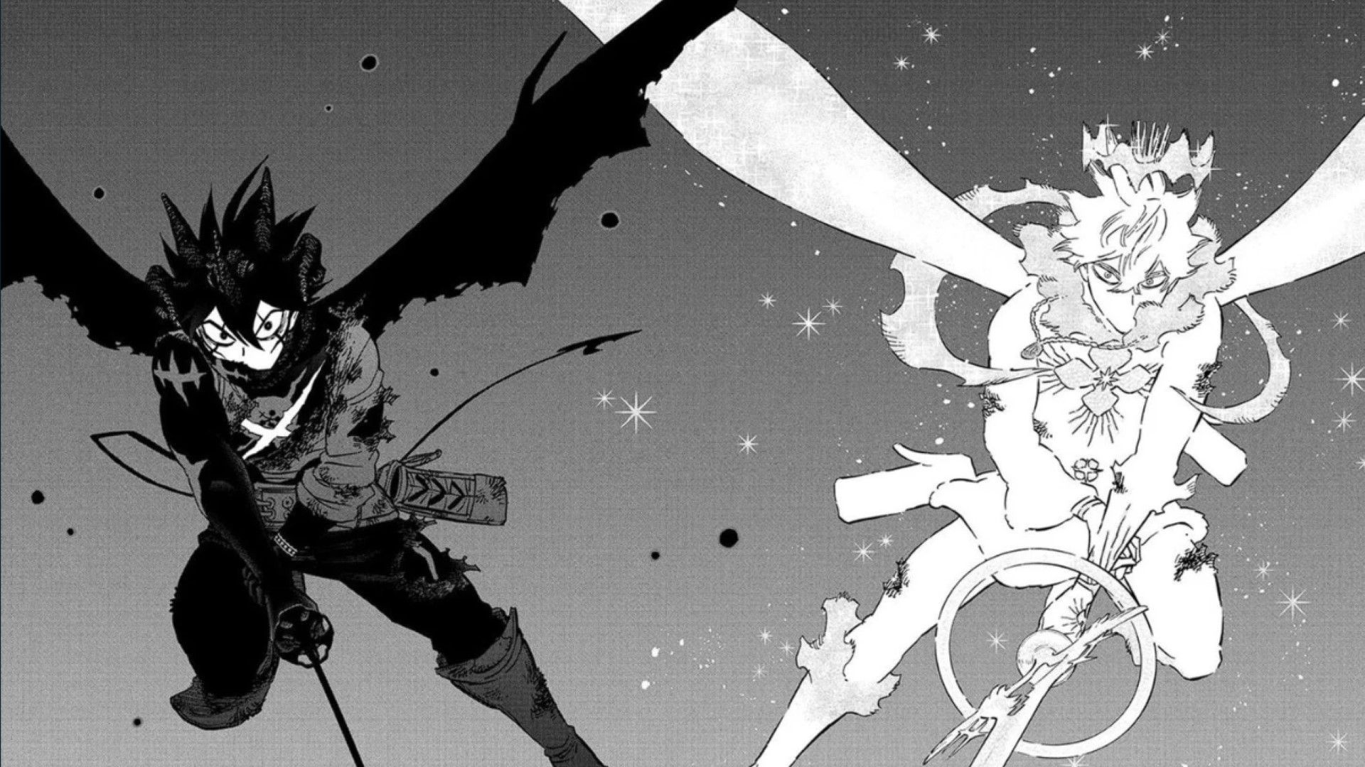 Asta and Yuno in the latest chapter (Image Credit: Shueisha)