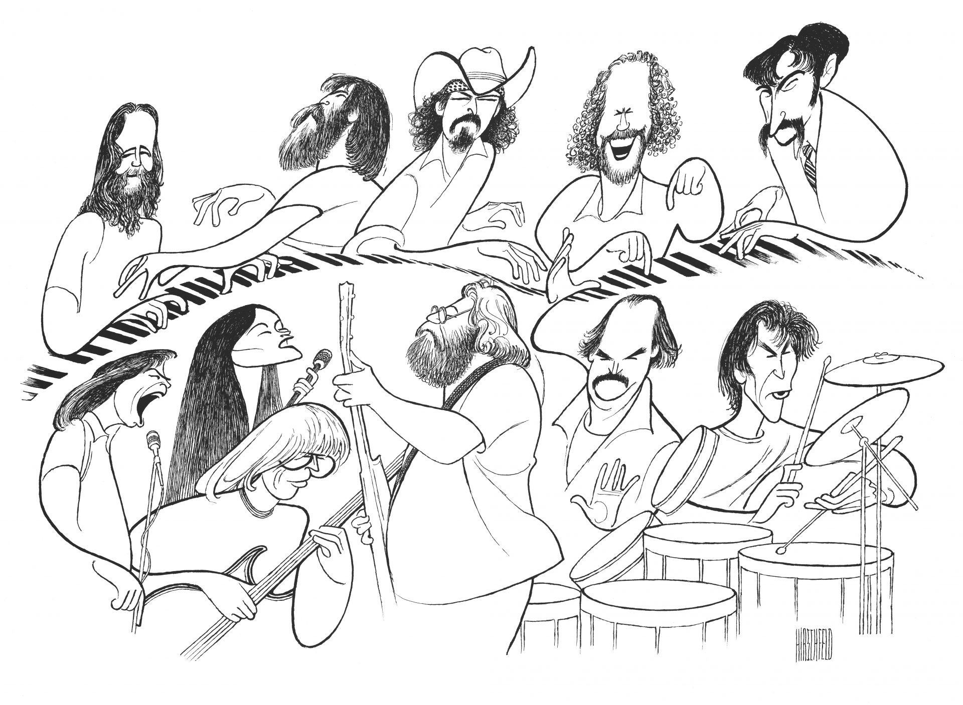 Caricature Of The Grateful Dead - Source: Getty