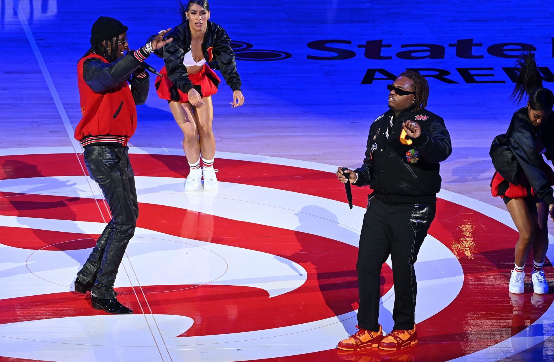 Celebrities Attend Boston Celtics v Atlanta Hawks - Source: Getty