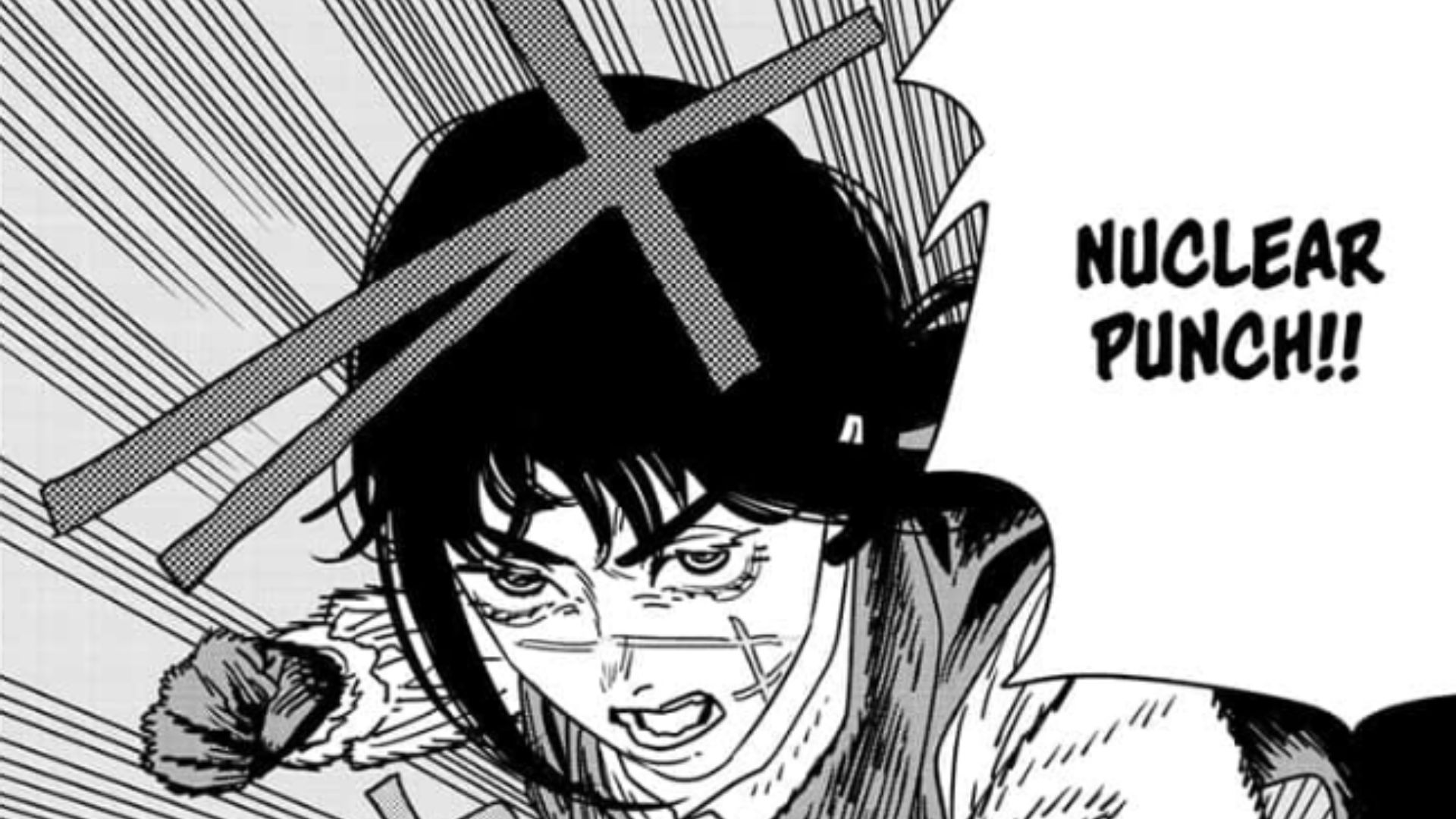 Yoru&#039;s Nuclear Punch as seen in the manga (Image Source: VIZ)