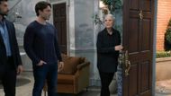 Tracy ushers the family out the door on General Hospital | Image: ABC