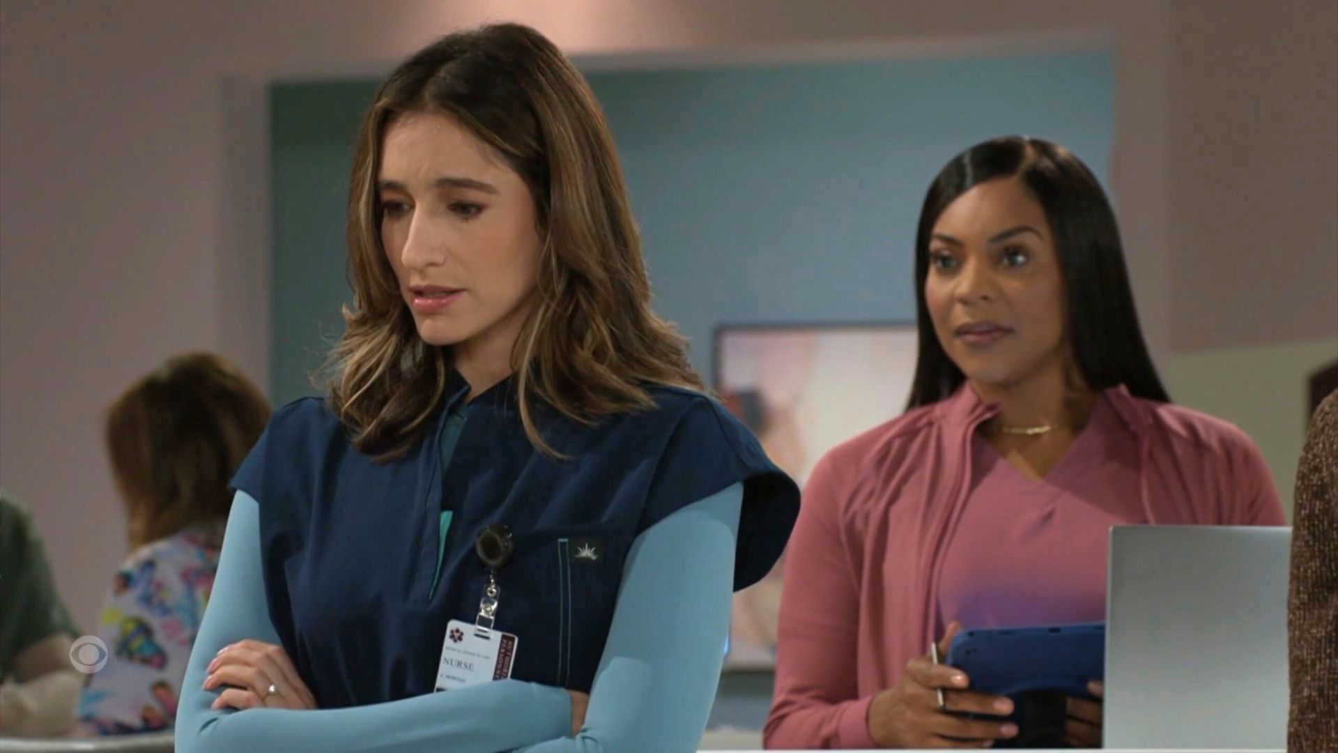 Beyond the Gates: Shanice listens as Ashley is put on the spot | Image: CBS