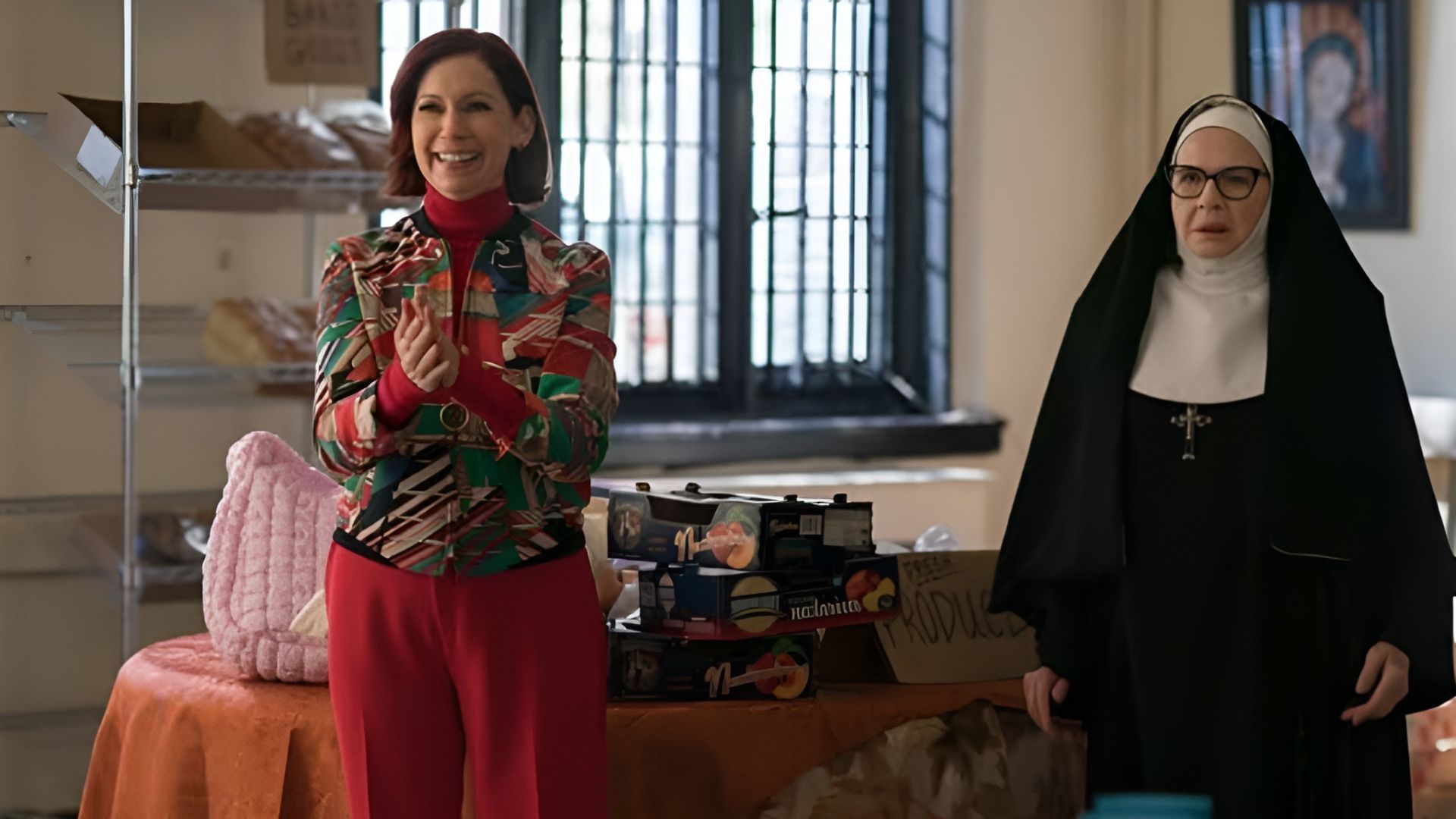 A still from Elsbeth 3x07 &quot;And Then There Were Nuns&quot; (Image Via: CBS)