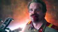 During Hopper's sacrifice in Stranger Things Season 3 | Image via Netflix