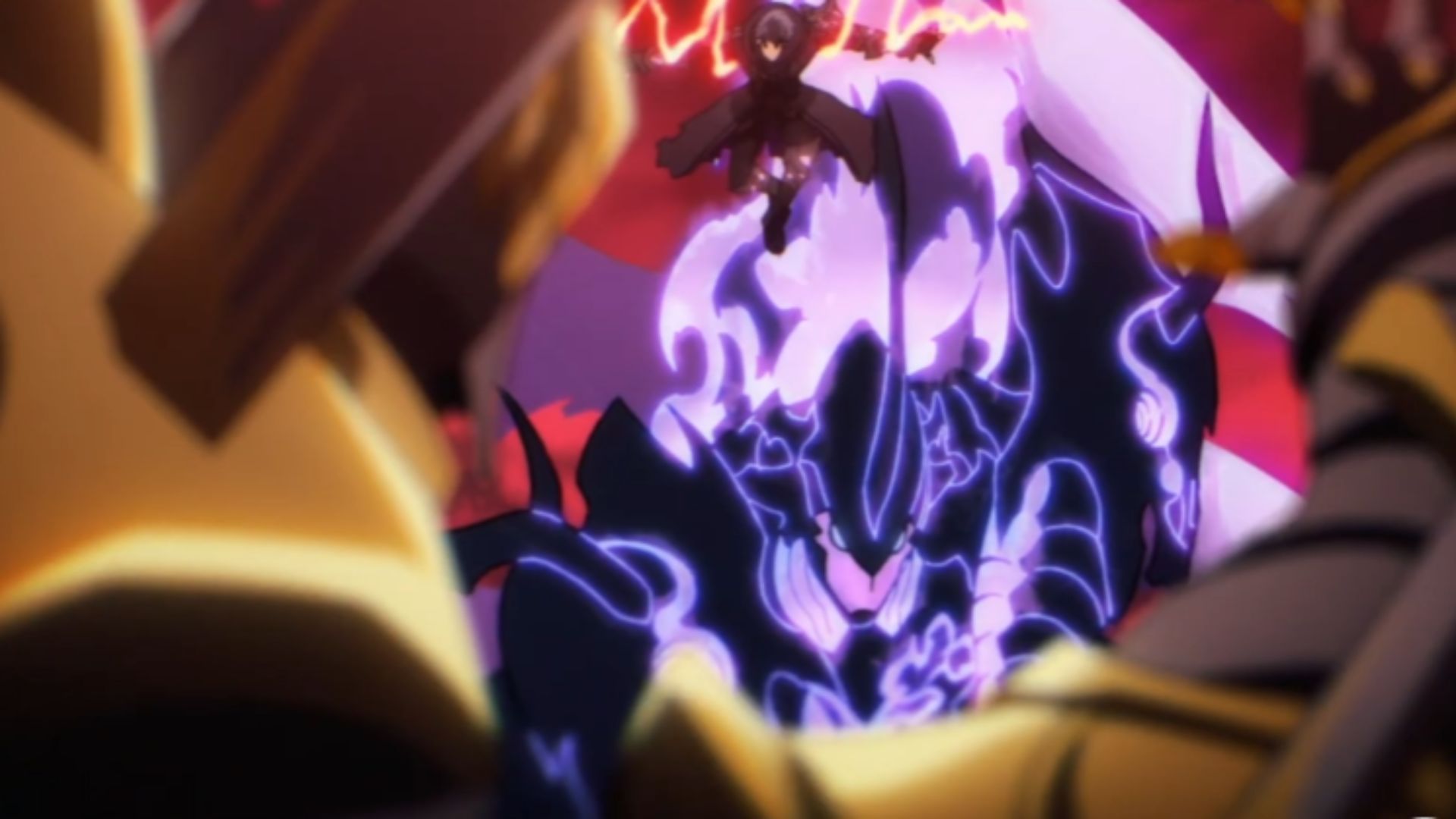 27-year-old Jinwoo and Grand Marshall Bellion (Image Source: A-1 Pictures)