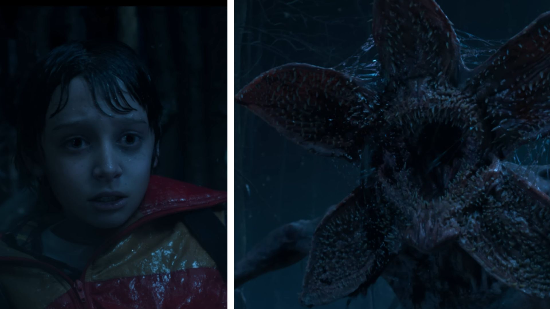The Demogorgon &amp; Noah Schnapp as a 12-year-old Will Byers on Stranger Things 5 | First Five Minutes (Via: Netflix, YouTube)