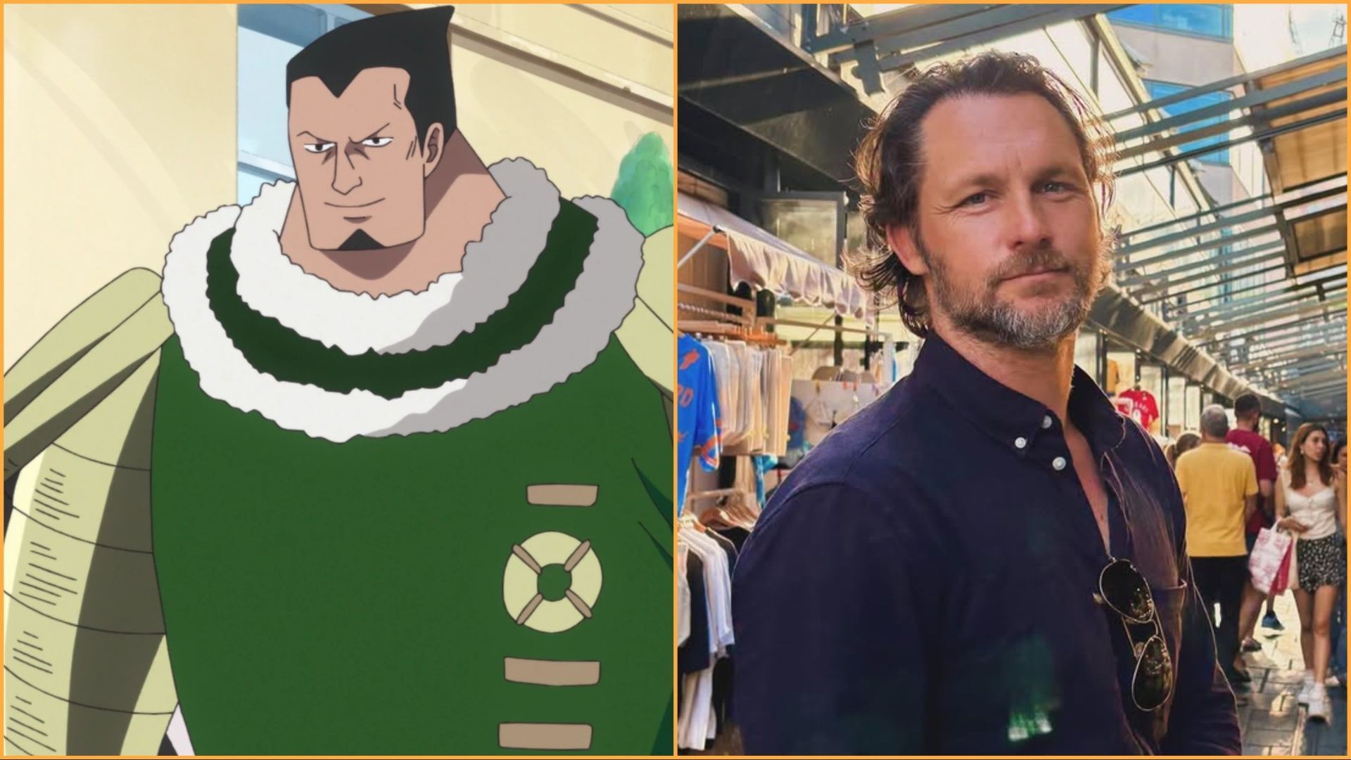 Dalton and Tyrone Keogh (Image Credit: Toei Animation and Instagram@Julia Rehwald)