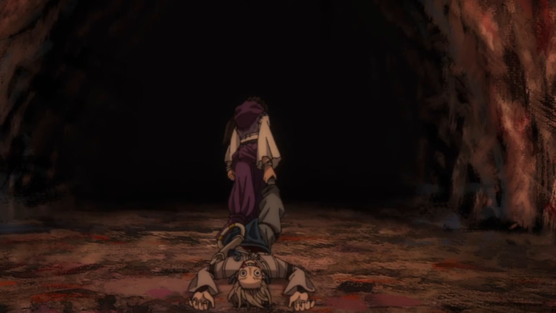 Jabber dragging Zanka&#039;s body (Image Source: Studio Bones)