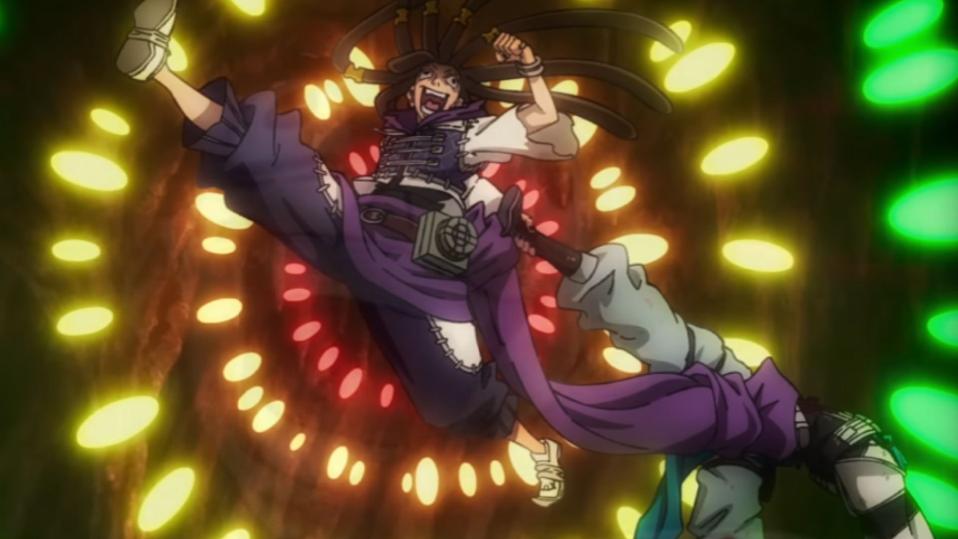 Jabber is celebrating his victory over Zanka (Image Source: Studio Bones)