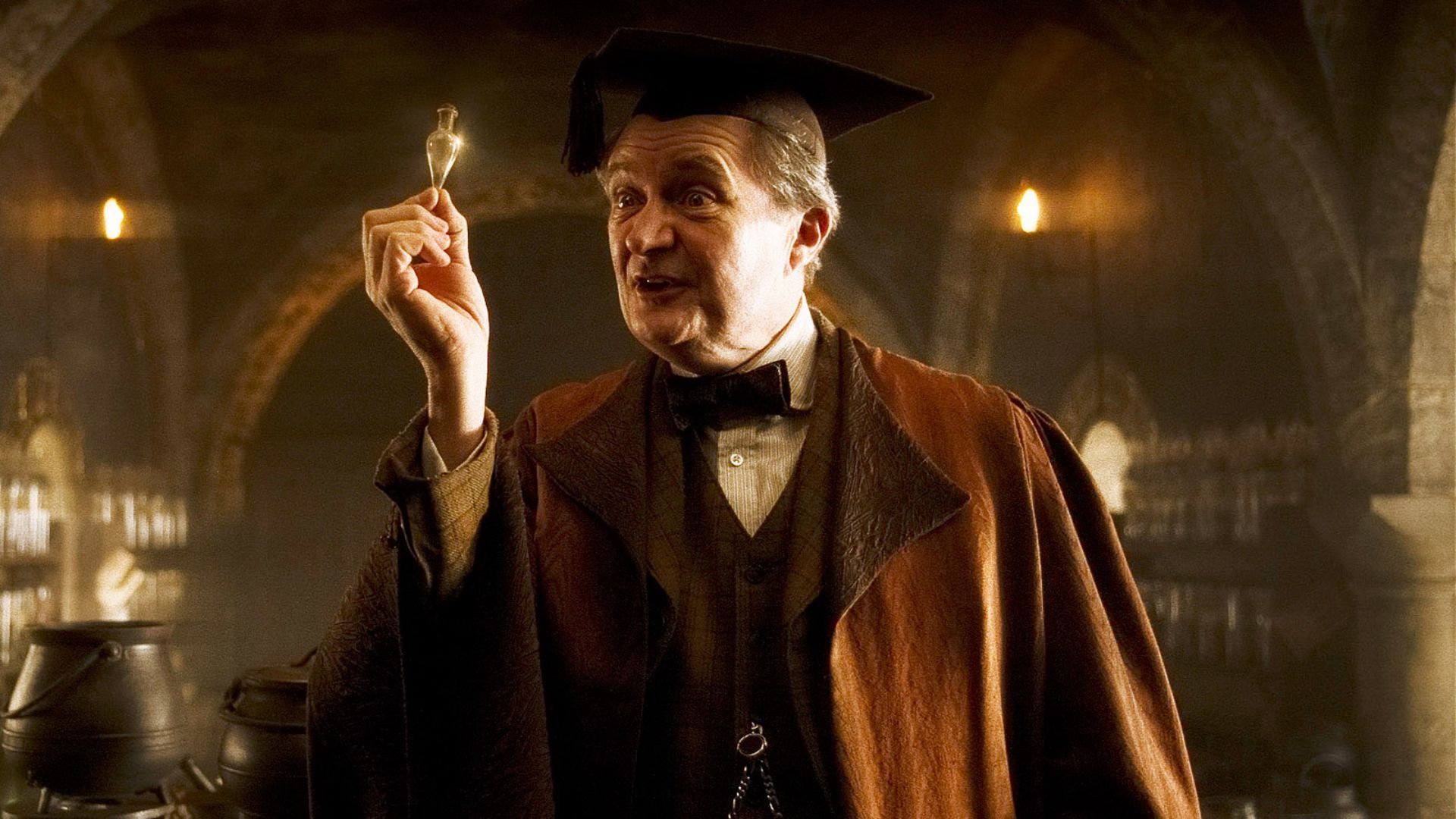 Jim Broadbent as Horace Slughorn in Harry Potter and the Deathly Hallows Part 1 (Image via Warner Bros.)
