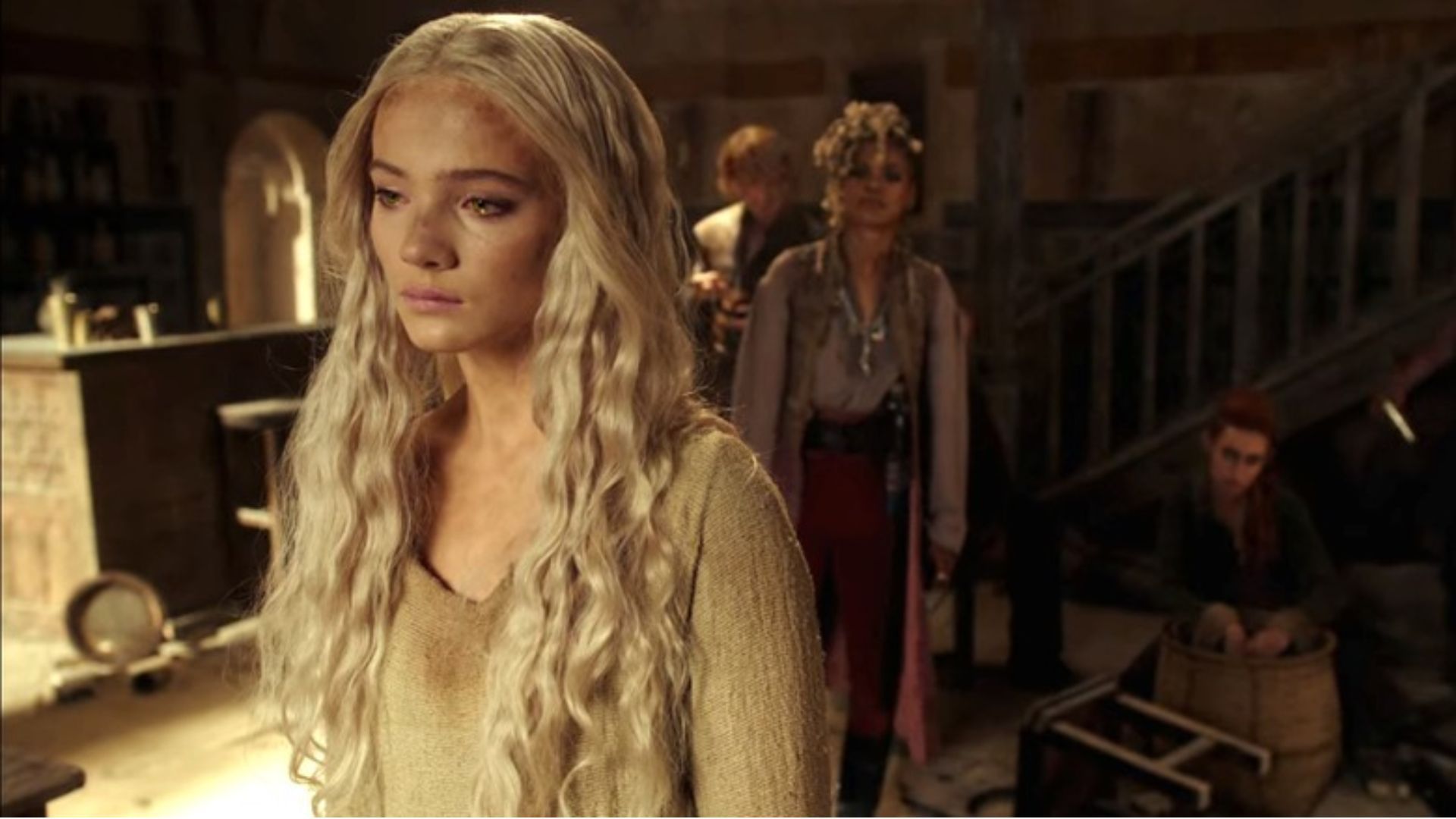 Ciri and The Rats (Image via Netflix)