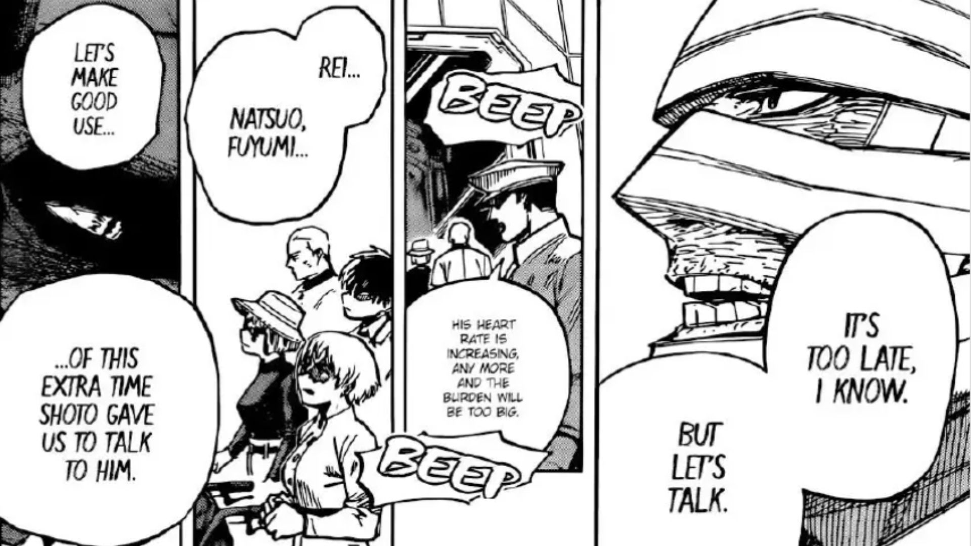 Dabi&#039;s life hanging by a thread (Image Source: VIZ)